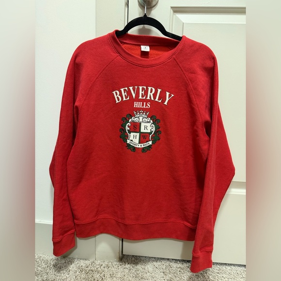 Sporty & Rich Sweaters - Sporty & Rich Small Red Sweatshirt. 🍒⚡️